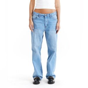 Baggy y2k light wash denim boyfriend pants small